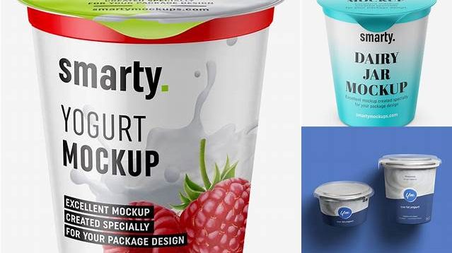 334+ Yogurt Mockup Free Smart PNG Image