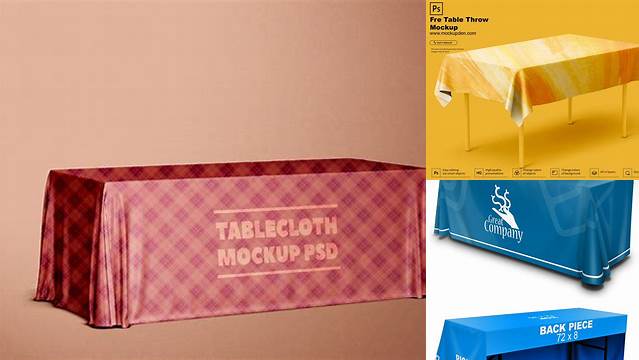 3341+ Table Cover Mockup For Free Download