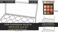 3345+ Eyeshadow Palette Template Digital Download