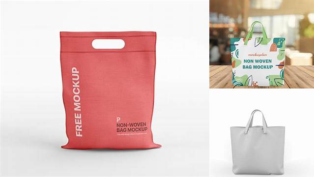 3348+ Non Woven Bag Mockup For Free Download