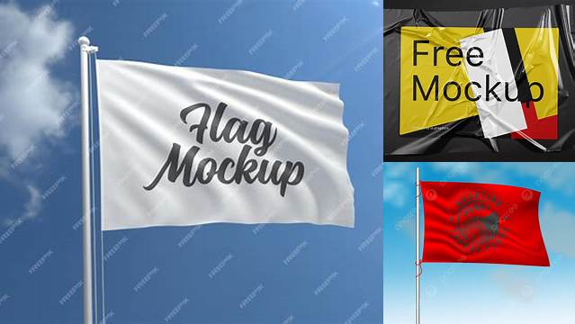 3349+ Mockup Bendera For Free Download