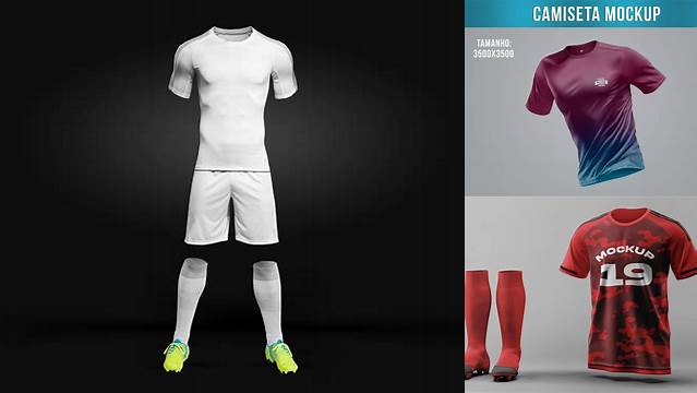 3350+ Mockup Uniforme Futebol Psd Free Creative Design Resource