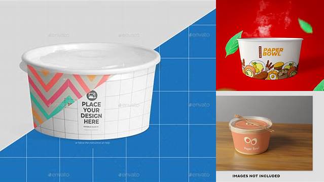 3351+ Mockup Paper Bowl Editable Photoshop File