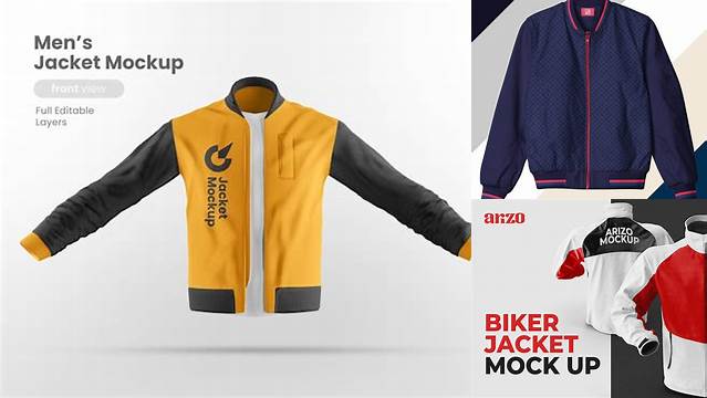 3354+ Template Jaket Psd Free Photoshop Mockup Design