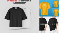 3358+ Oversize T Shirt Mockup For Free Download