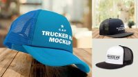 3366+ Trucker Hat Mockup Psd Free Premium Design Freebie