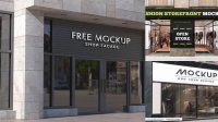 337+ Storefront Mockup Customizable PSD Templates