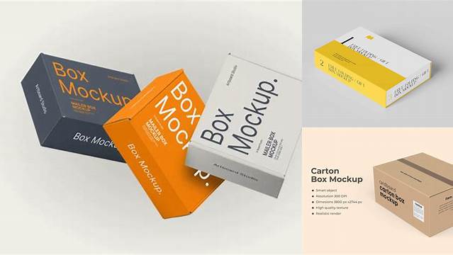 3373+ Box Mockup Generator Creative Design File