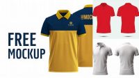 3381+ Polo Shirt Mockup Front And Back Digital Download