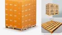 3386+ Pallet Mockup Free Include TIFF