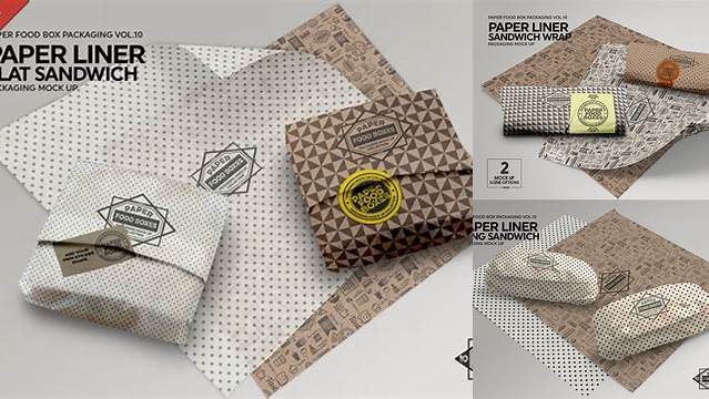 340+ Sandwich Paper Mockup Free Download Free