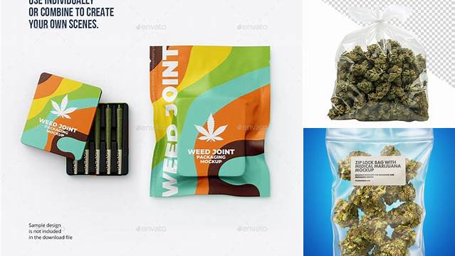 3400+ Weed Bag Mockup Layered Photoshop Template