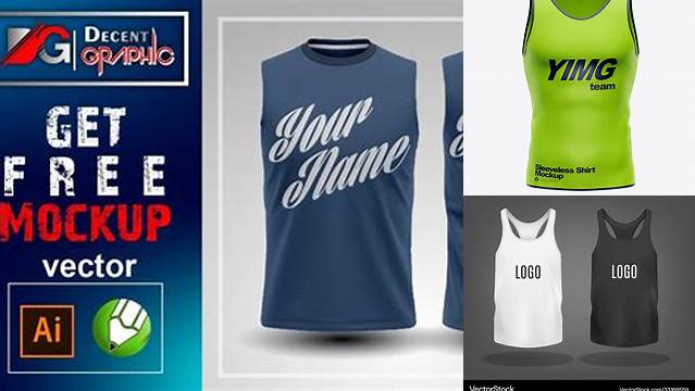 3402+ Sleeveless Mockup Free High Resolution