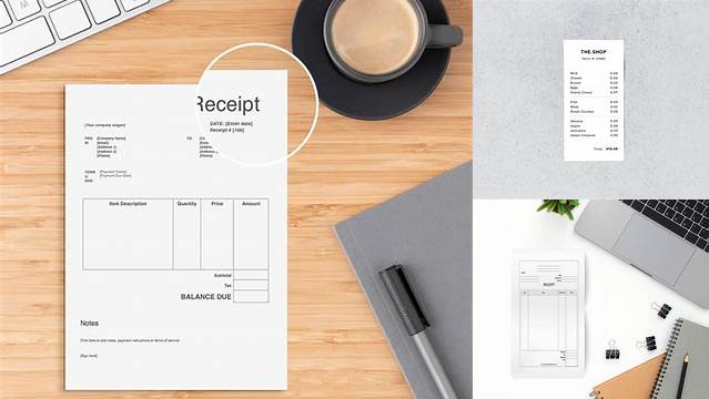 3403+ Receipt Mockup Psd Free Customizable PSD Templates