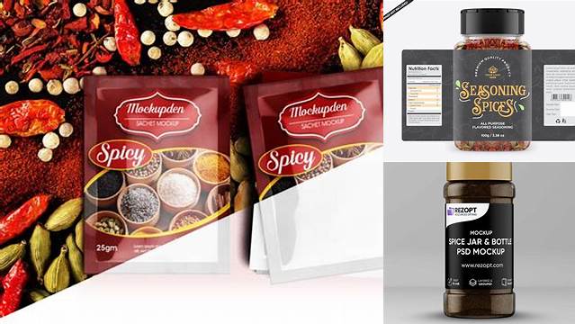 3429+ Spices Packaging Design Templates PSD Free Download