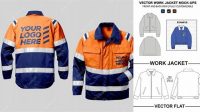 343+ Work Jacket Mockup Easy Editable