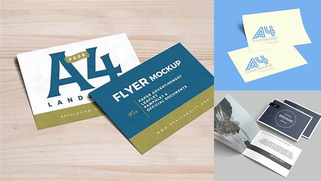 3437+ Landscape Flyer Mockup Free Graphic Design Resource