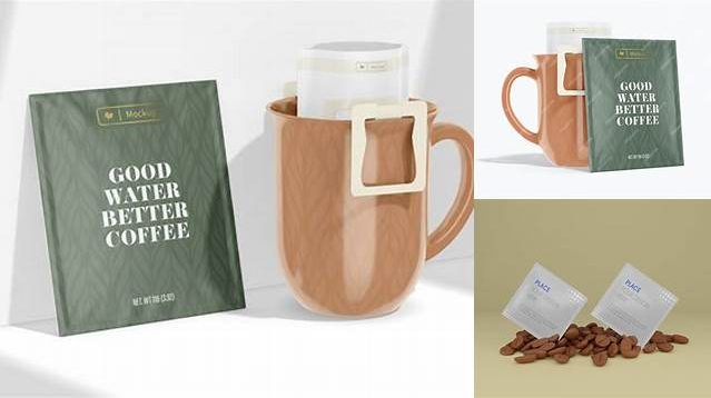 3443+ Drip Bag Coffee Mockup Best for Showcase