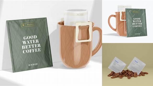 3443+ Drip Bag Coffee Mockup Best for Showcase