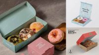 3447+ Donuts Box Mockup Best Free Mockup PSD