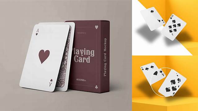 3449+ Free Playing Card Mockup Customizable PSD Templates