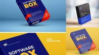 3451+ Software Box Mockup Online For Free Download