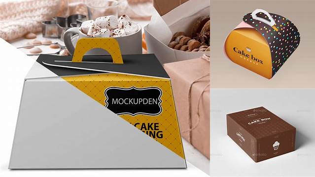 346+ Cake Box Free Mockup Best Free Resource