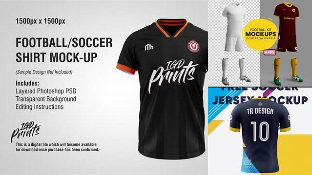 3462+ Mockup Gratis Camiseta De Futbol Download Free