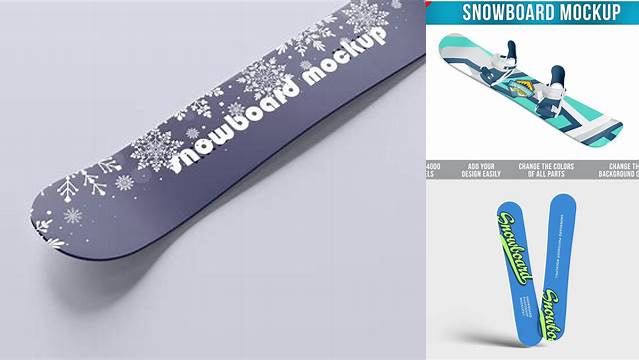 3465+ Snowboard Mockup Digital Download