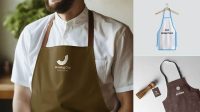 3468+ Barista Apron Mockup Download Professional PSD