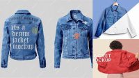 3469+ Denim Jacket Mockup Psd Free Editable Design File