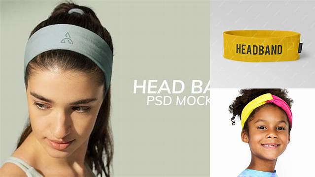 3475+ Headband Mockup Psd Easy to Use PSD