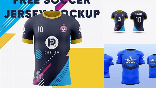 3485+ Soccer Jersey Mockup High-Resolution PSD Download