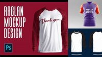 3493+ Raglan Mockup Free Digital Download