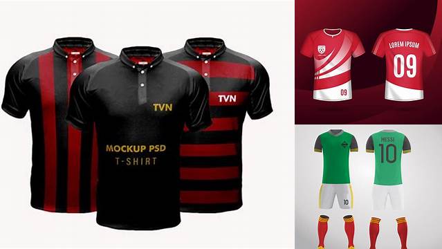 3495+ Download Mockup Jersey Bola Cdr Download Free PSD