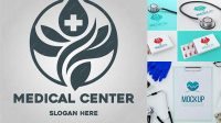 3498+ Medical Logo Mockup Easy Editable