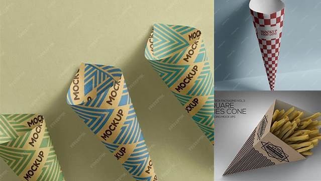 3499+ Paper Cone Mockup High-Resolution PSD Download