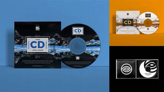 3502+ Cd Album Mockup PSD Download