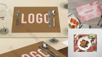 3502+ Placemat Mockup Free Free Graphic Design Resource