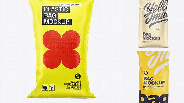 3506+ Polypropylene Bag Mockup Exclusive Free PSD Mockups