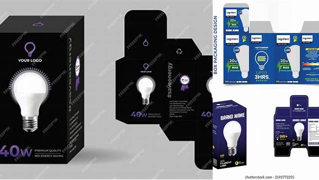 3509+ Led Bulb Packaging Design Psd Easy Editable