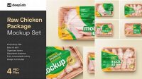 3518+ Chicken Packaging Mockup Creative Design Mockup