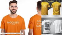 352+ Front And Back Tshirt Mockup Creative PSD Templates