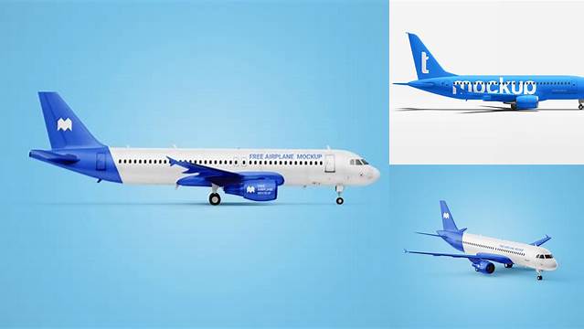 3521+ Airplane Mockup Free Digital Download