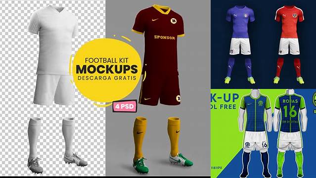 354+ Mockup Uniforme De Futbol Gratis Free Graphic Design Resource