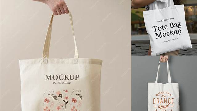 3541+ Mockup Tote Bag Cdr PSD for Free