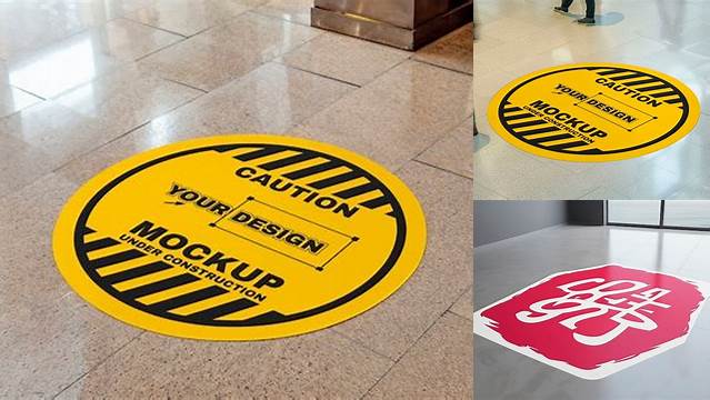 3543+ Floor Decal Mockup Free Advanced Photoshop Template