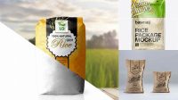 3544+ Rice Bag Mockup Free PSD for Designers