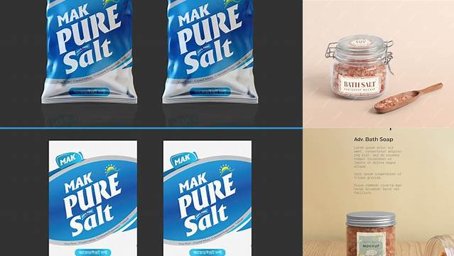 355+ Salt Packaging Mockup Hight Resolution