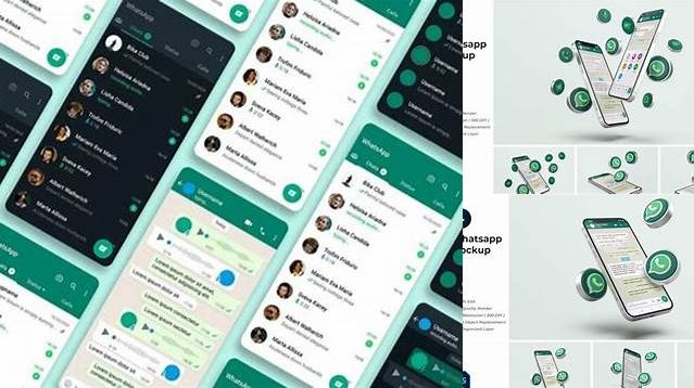 3557+ Whatsapp Mockup Easy Editable